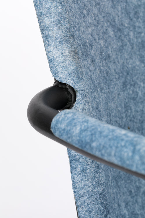 Zuiver Thirsty Armstoel Blauw - Set van 2 - vtwonen shop