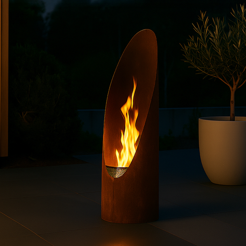 Nest outdoor Lennart metalen vuurkorf roestbruin - Ø37 cm - vtwonen shop