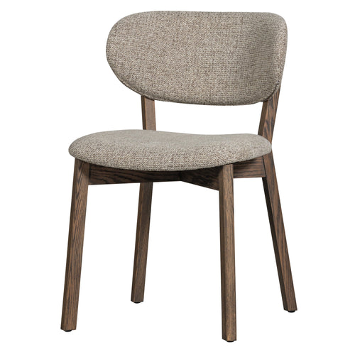 WOOOD eetkamerstoelen houten frame Udar - Donkerbruin - Set van 2 - vtwonen shop