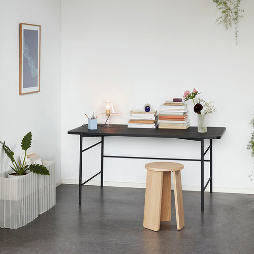 Hübsch tafellamp Gople - messing/glas - ø27xh29cm, e27