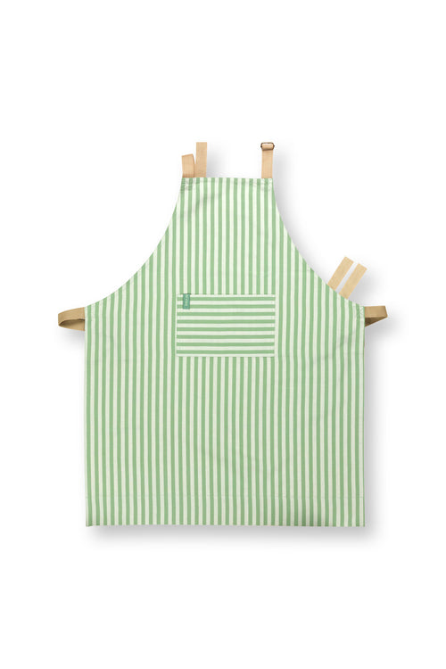 Pip Studio - Schort Stripes - Lichtgroen - 72x89,5 cm