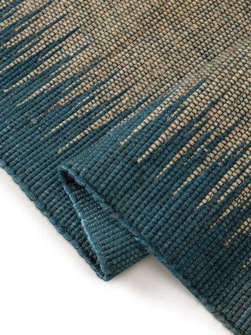 benuta jute loper Tulsi - blauw - 80x250 cm