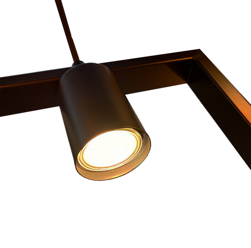 Ylumen hanglamp Row - 7 lichts - 158  x 150   cm - zwart - vtwonen shop