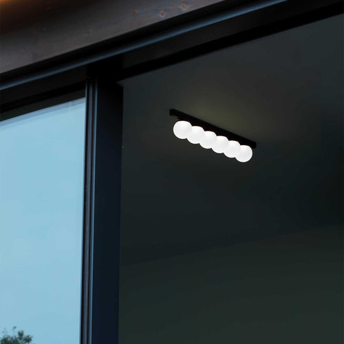 Ideal Lux PING PONG 4-lichts Globe Plafondlamp Zwart 1000Lm 3000K