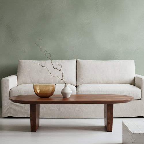 Raw materials salontafel Bullnose - bruin - 140x60x35 cm