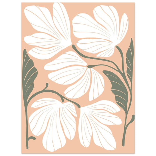 Artfulprints  Boho – Delicate flowers   poster 30x40 cm - vtwonen shop