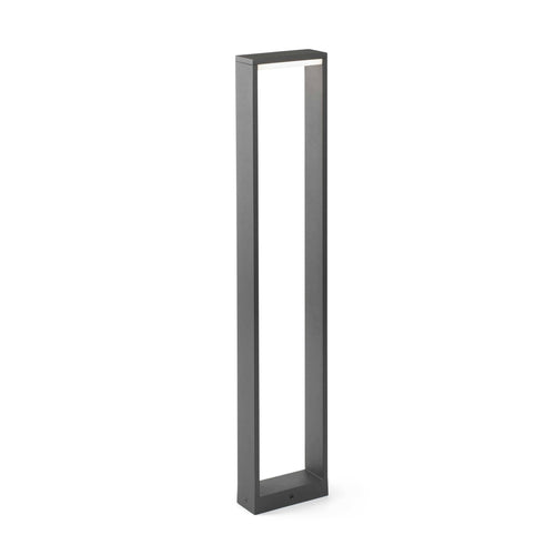 Faro Alp - Hoge LED tuinpaal lichtgrijs IP54
