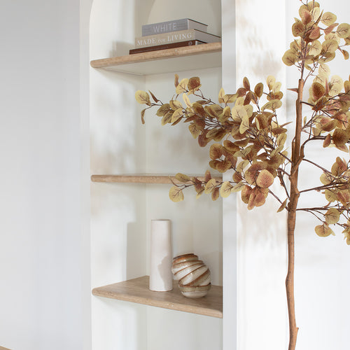 DÉJA Living Vakkenkast Vivé - Travertin - Wit - 80x40x210cm - vtwonen shop