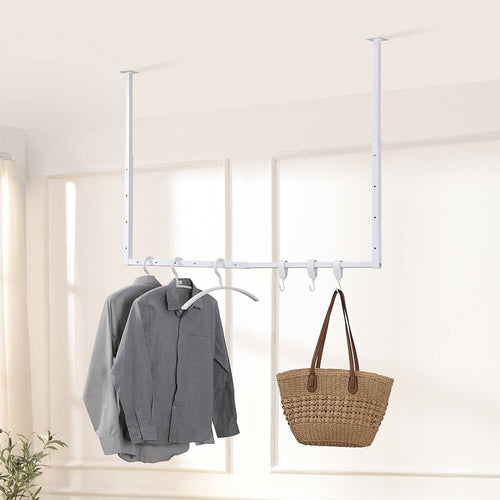HOME DELUXE - SWAY kapstok - inclusief hangers en haken - kleur: wit - vtwonen shop