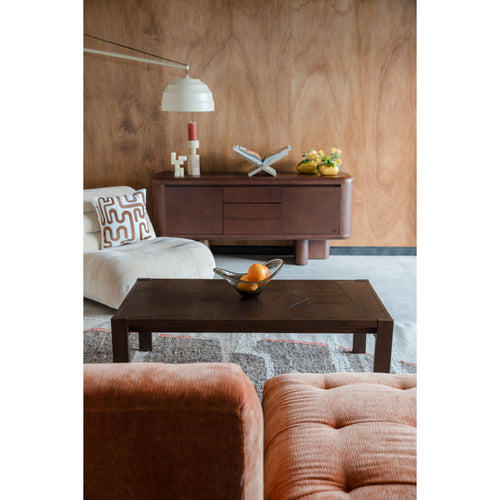 Dutchbone Bruneau Salontafel 120x60 cm Hout Walnootkleur Bruin