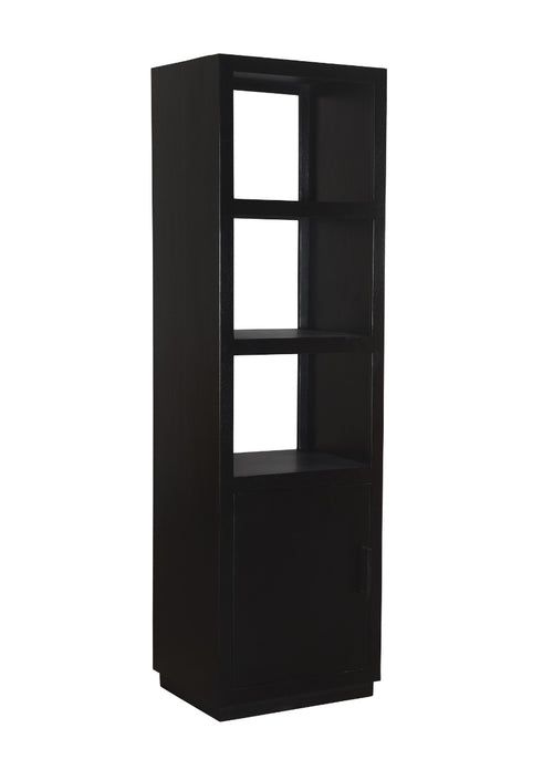 Livingfurn boekenkast Jaxx - 60cm - mangohout - zwart