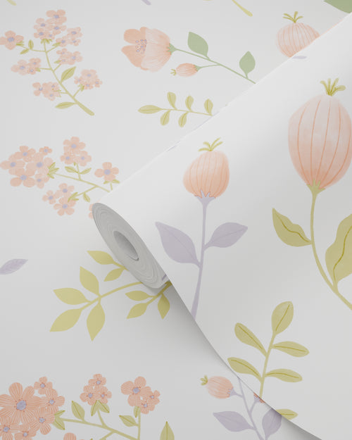 ESTAhome behang bloemen pastelkleuren - 50 x 900 cm - 139976 - vtwonen shop