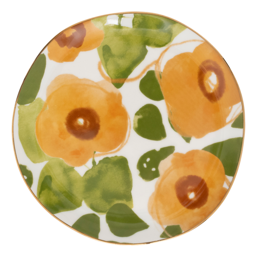 Urban Nature Culture Good Morning bord Floral Art - Caramel - Ø 17x1cm