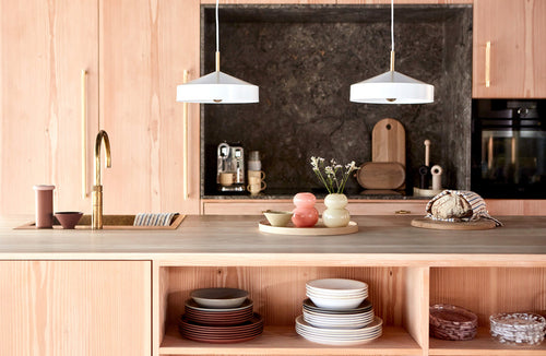 OYOY Bord - Set van 2 Yuka - terracotta - vtwonen shop