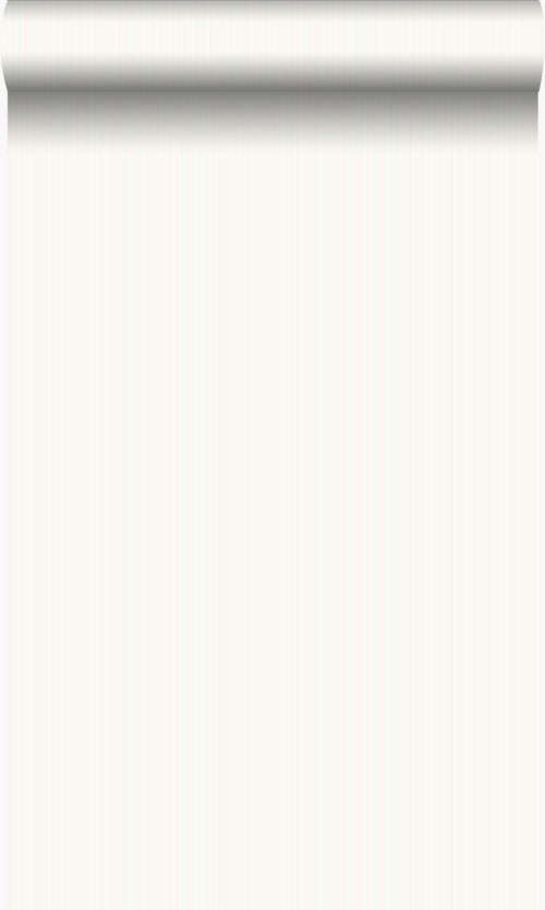 Origin Wallcoverings behang fijne streepjes wit - 53 cm x 10.05 m - 346804