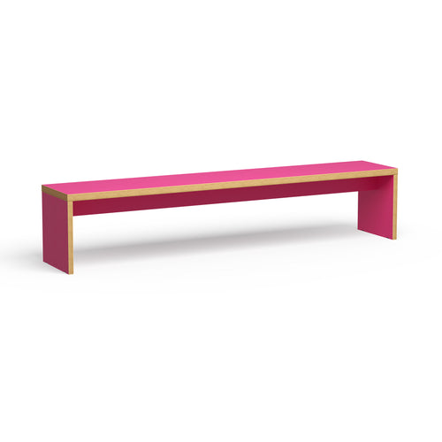 HKLIVING bank – raspberry – 220cm - vtwonen shop