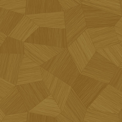 Origin Wallcoverings eco-texture vliesbehang grafisch 3D motief warm goud - 0.53 x 10.05 m - 347953 - vtwonen shop