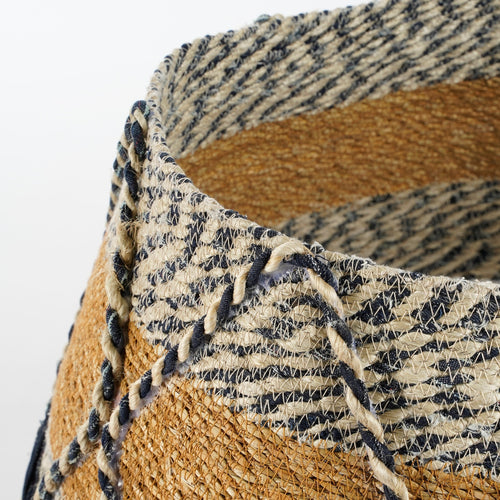 House of Seasons Kerstboomrok - H26 x Ø50 cm - Zeegras - Blauw