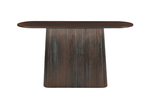 Livingfurn wandtafel Salvator Walnut - 140cm - mangohout - vtwonen shop