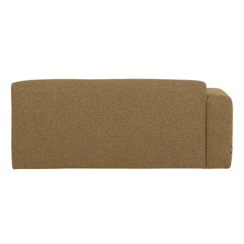 WOOOD 2-zits bank arm links Mojo Base - Bouclé - Geel/Bruin - 74x185x97