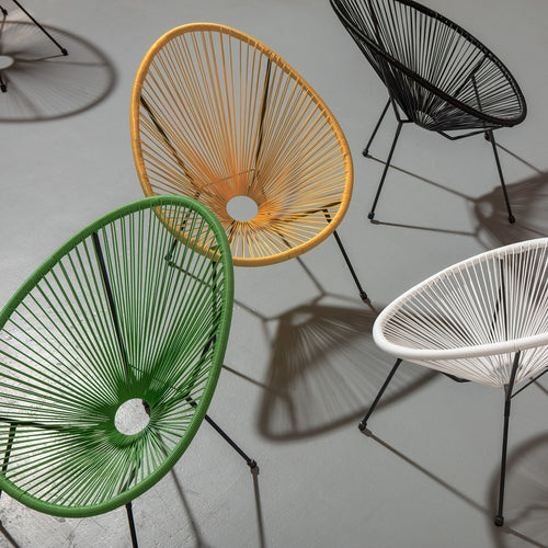 Kare Design Tuinfauteuil Acapulco geel