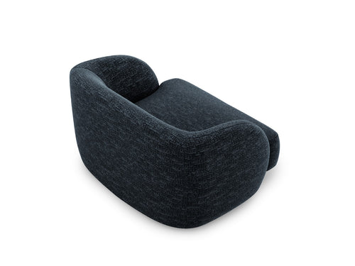 Micadoni Fauteuil Miley chenille, koningsblauw - 90x103x70cm