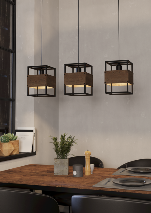 Metaal Hout Wandlamp EGLO Wandlamp Evesham – Met Stekker, Zwart Metaal En Donkerbruin Hout, E27, Voor Woonkamer En Hal Industriële Wandverlichting Metaal Hout Wandlamp EGLO Wandlamp Evesham – Met Stekker, Zwart Metaal En Donkerbruin Hout, E27, Voor Woonkamer En Hal Industriële Wandverlichting