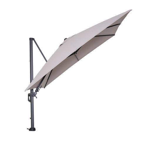 Hawaii parasol - 300x300 cm - carbon black - zand - vtwonen shop