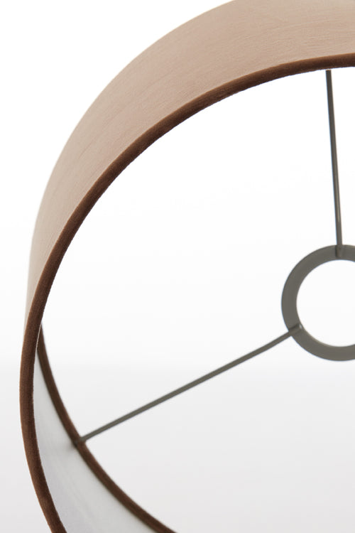 Light & Living lampenkap VELOURS - Ø30x21cm - bruin - vtwonen shop