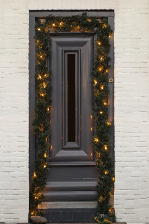 Black Box Trees Glendon Guirlande met LED Verlichting - L270 cm - Groen - vtwonen shop