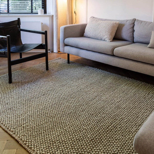 Interieur05 Wollen vloerkleed  Lecco wit/beige - 200 x 290 cm