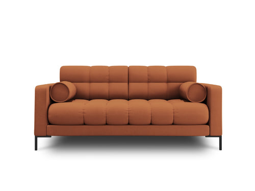 Cosmopolitan Design Bank Bali 2-zits, structurele stof, baksteen - 96x152x75cm