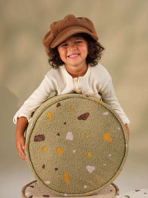 Wigiwama Terrazzo Poef - Groen - vtwonen shop