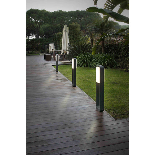 Faro Sticker - LED-tuinpaal voor buiten wit, donkergrijs IP65