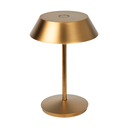 Atmooz tafellamp Balto - goud - Ø 15 x H 21,5 cm - geïntegreerde led