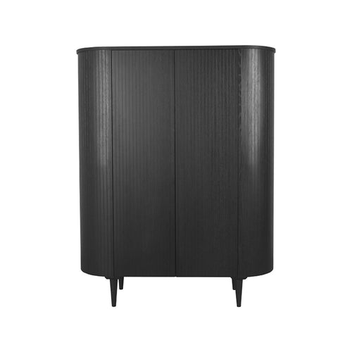 LABEL51 Bergkast Oliva - Zwart Eikenhout - 47x125x158cm