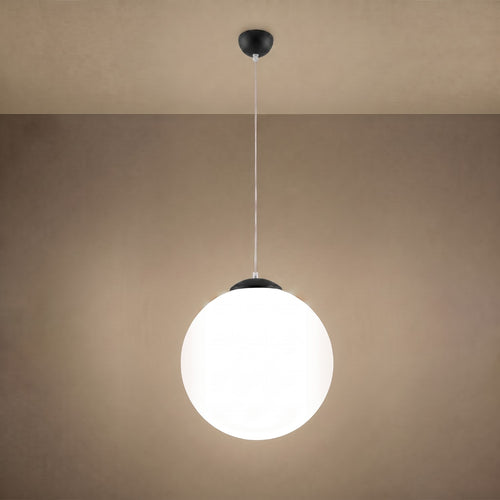 Sollux Lighting Hanglamp UGO 40 zwart - 40x40x130cm