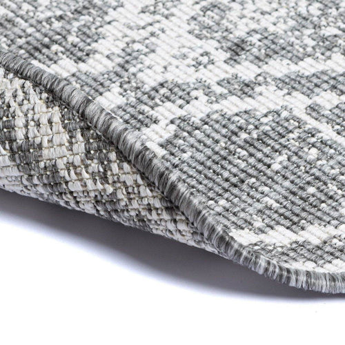 Rond Buitenkleed Frost - Grijs/wit - dubbelzijdig - EVA Interior - 200 x 200 cm - vtwonen shop