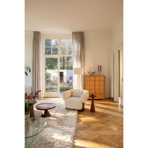 Zuiver Floss Salontafel Rond 60 cm Holz Walnootkleur - Bruin