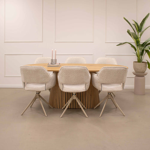 Kick eettafel Mika ovaal - vtwonen shop