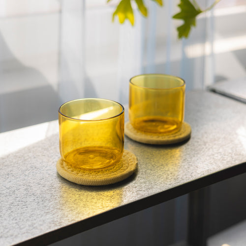 Ona - Glas 29cl geel Fizz - Set van 4