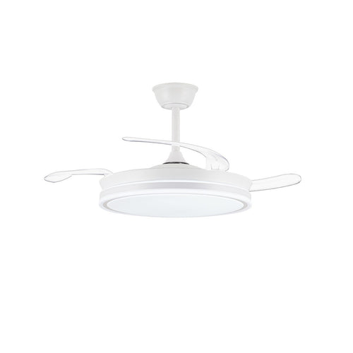 CristalRecord plafondventilator EVO - 1 lichts - 106  x  42   cm - wit
