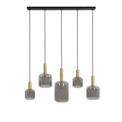 Light & Living hanglamp Lekar - brons - 22x110x32cm - vtwonen shop