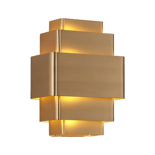 Artdelight wandlamp Layers - 3 lichts - 12  x 28   cm - brons