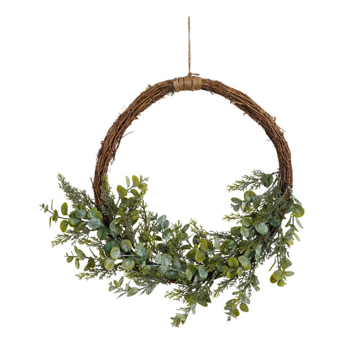 House of Seasons Kerstkrans - Ø45 cm - Groen