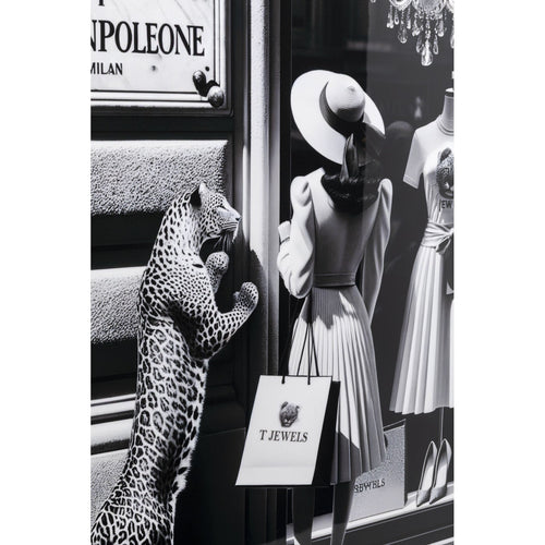 Kare Design Schilderij Window Shopping 80x120cm
