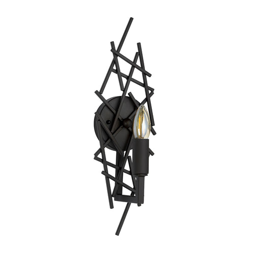 Taiko 1 Lichte Wandlamp Olde Brons