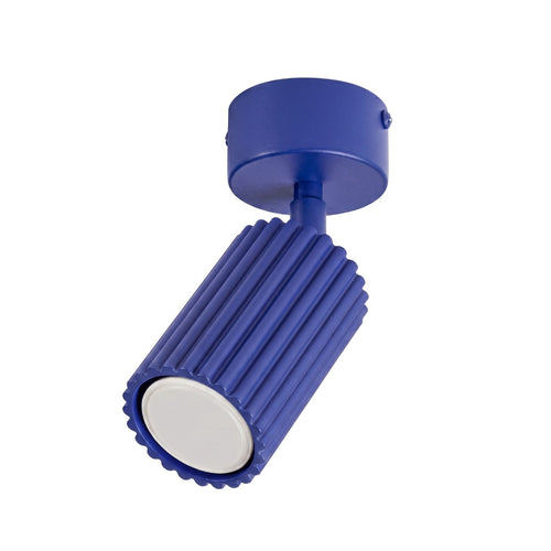 Sollux Lighting Plafondlamp KARBON 1 ultramarijn - 7x7x18cm