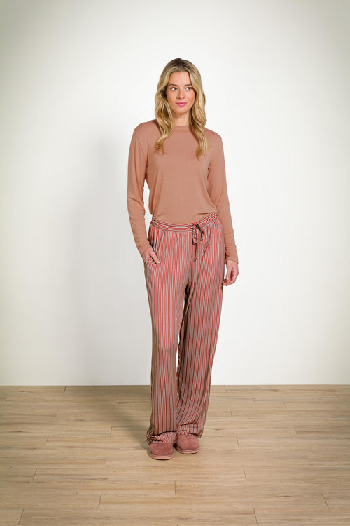 Pip Studio - Tom Pyjama t-shirt - Lange mouw Dames - Melee - Roze - L - vtwonen shop