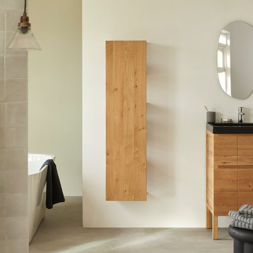 Tikamoon Massief eikenhouten kolomkast - Naturel - vtwonen shop